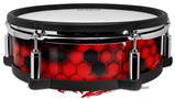 Skin Wrap works with Roland vDrum Shell PD-128 Drum HEX Red (DRUM NOT INCLUDED)