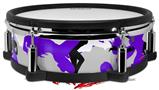 Skin Wrap works with Roland vDrum Shell PD-128 Drum Sexy Girl Silhouette Camo Purple (DRUM NOT INCLUDED)