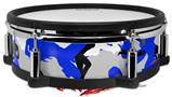 Skin Wrap works with Roland vDrum Shell PD-128 Drum Sexy Girl Silhouette Camo Blue (DRUM NOT INCLUDED)