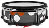 Skin Wrap works with Roland vDrum Shell PD-128 Drum Locknodes 04 Burnt Orange (DRUM NOT INCLUDED)