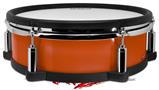 Skin Wrap works with Roland vDrum Shell PD-128 Drum Solids Collection Burnt Orange (DRUM NOT INCLUDED)