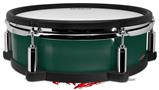 Skin Wrap works with Roland vDrum Shell PD-128 Drum Solids Collection Hunter Green (DRUM NOT INCLUDED)