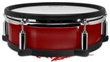 Skin Wrap works with Roland vDrum Shell PD-128 Drum Solids Collection Red Dark (DRUM NOT INCLUDED)