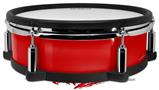 Skin Wrap works with Roland vDrum Shell PD-128 Drum Solids Collection Red (DRUM NOT INCLUDED)