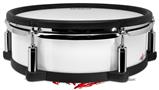 Skin Wrap works with Roland vDrum Shell PD-128 Drum Solids Collection White (DRUM NOT INCLUDED)