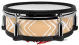 Skin Wrap works with Roland vDrum Shell PD-128 Drum Wavey Peach (DRUM NOT INCLUDED)