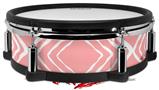 Skin Wrap works with Roland vDrum Shell PD-128 Drum Wavey Pink (DRUM NOT INCLUDED)
