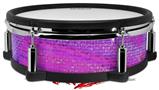 Skin Wrap works with Roland vDrum Shell PD-128 Drum Painting Purple Splash (DRUM NOT INCLUDED)