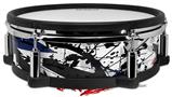 Skin Wrap works with Roland vDrum Shell PD-128 Drum Baja 0018 Blue Navy (DRUM NOT INCLUDED)