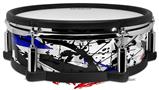 Skin Wrap works with Roland vDrum Shell PD-128 Drum Baja 0018 Blue Royal (DRUM NOT INCLUDED)