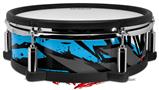 Skin Wrap works with Roland vDrum Shell PD-128 Drum Baja 0040 Blue Medium (DRUM NOT INCLUDED)