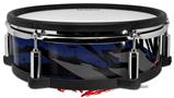 Skin Wrap works with Roland vDrum Shell PD-128 Drum Baja 0040 Blue Navy (DRUM NOT INCLUDED)