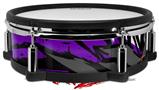 Skin Wrap works with Roland vDrum Shell PD-128 Drum Baja 0040 Purple (DRUM NOT INCLUDED)