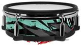 Skin Wrap works with Roland vDrum Shell PD-128 Drum Baja 0040 Seafoam Green (DRUM NOT INCLUDED)