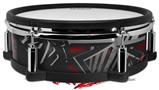 Skin Wrap works with Roland vDrum Shell PD-128 Drum Baja 0023 Red Dark (DRUM NOT INCLUDED)