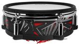 Skin Wrap works with Roland vDrum Shell PD-128 Drum Baja 0023 Red (DRUM NOT INCLUDED)