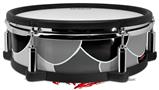 Skin Wrap works with Roland vDrum Shell PD-128 Drum Scales Black (DRUM NOT INCLUDED)