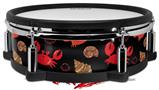 Skin Wrap works with Roland vDrum Shell PD-128 Drum Crabs and Shells Black (DRUM NOT INCLUDED)