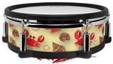 Skin Wrap works with Roland vDrum Shell PD-128 Drum Crabs and Shells Yellow Sunshine (DRUM NOT INCLUDED)