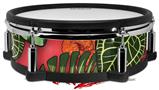 Skin Wrap works with Roland vDrum Shell PD-128 Drum Famingos and Flowers Coral (DRUM NOT INCLUDED)