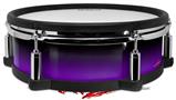 Skin Wrap works with Roland vDrum Shell PD-128 Drum Smooth Fades Purple Black (DRUM NOT INCLUDED)