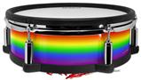 Skin Wrap works with Roland vDrum Shell PD-128 Drum Smooth Fades Rainbow (DRUM NOT INCLUDED)