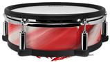 Skin Wrap works with Roland vDrum Shell PD-128 Drum Paint Blend Red (DRUM NOT INCLUDED)
