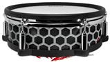 Skin Wrap works with Roland vDrum Shell PD-128 Drum Mesh Metal Hex 02 (DRUM NOT INCLUDED)