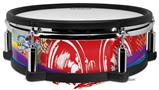 Skin Wrap works with Roland vDrum Shell PD-128 Drum Rainbow Music (DRUM NOT INCLUDED)