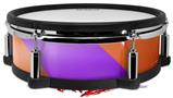Skin Wrap works with Roland vDrum Shell PD-128 Drum Two Tone Waves Purple Red (DRUM NOT INCLUDED)
