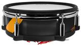 Skin Wrap works with Roland vDrum Shell PD-128 Drum Jagged Camo Orange (DRUM NOT INCLUDED)