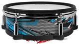 Skin Wrap works with Roland vDrum Shell PD-128 Drum Baja 0032 Blue Medium (DRUM NOT INCLUDED)