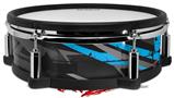 Skin Wrap works with Roland vDrum Shell PD-128 Drum Baja 0014 Blue Medium (DRUM NOT INCLUDED)