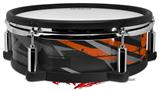 Skin Wrap works with Roland vDrum Shell PD-128 Drum Baja 0014 Burnt Orange (DRUM NOT INCLUDED)