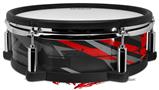 Skin Wrap works with Roland vDrum Shell PD-128 Drum Baja 0014 Red (DRUM NOT INCLUDED)
