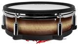 Skin Wrap works with Roland vDrum Shell PD-128 Drum Exotic Wood Beeswing Eucalyptus Burst Dark Mocha (DRUM NOT INCLUDED)