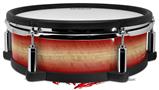 Skin Wrap works with Roland vDrum Shell PD-128 Drum Exotic Wood Beeswing Eucalyptus Burst Fire Red (DRUM NOT INCLUDED)