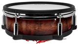 Skin Wrap works with Roland vDrum Shell PD-128 Drum Exotic Wood Waterfall Bubinga Burst Red Cherry (DRUM NOT INCLUDED)