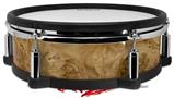 Skin Wrap works with Roland vDrum Shell PD-128 Drum Exotic Wood White Oak Burl (DRUM NOT INCLUDED)