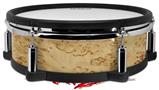 Skin Wrap works with Roland vDrum Shell PD-128 Drum Exotic Wood Karelian Burl (DRUM NOT INCLUDED)