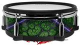 Skin Wrap works with Roland vDrum Shell PD-128 Drum Linear Cosmos Green (DRUM NOT INCLUDED)