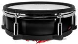 Skin Wrap works with Roland vDrum Shell PD-128 Drum Solids Collection Black (DRUM NOT INCLUDED)