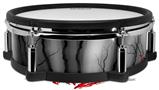 Skin Wrap works with Roland vDrum Shell PD-128 Drum Lightning Black (DRUM NOT INCLUDED)