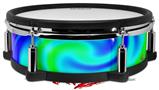 Skin Wrap works with Roland vDrum Shell PD-128 Drum Rainbow Swirl (DRUM NOT INCLUDED)