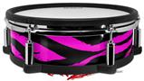 Skin Wrap works with Roland vDrum Shell PD-128 Drum Pink Zebra (DRUM NOT INCLUDED)