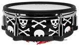 Skin Wrap works with Roland vDrum Shell PD-128 Drum Skull and Crossbones Pattern (DRUM NOT INCLUDED)
