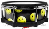 Skin Wrap works with Roland vDrum Shell PD-140DS Drum Smileys on Black (DRUM NOT INCLUDED)