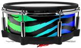 Skin Wrap works with Roland vDrum Shell PD-140DS Drum Rainbow Zebra (DRUM NOT INCLUDED)