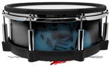 Skin Wrap works with Roland vDrum Shell PD-140DS Drum Skulls Confetti Blue (DRUM NOT INCLUDED)