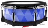 Skin Wrap works with Roland vDrum Shell PD-140DS Drum Triangle Mosaic Blue (DRUM NOT INCLUDED)